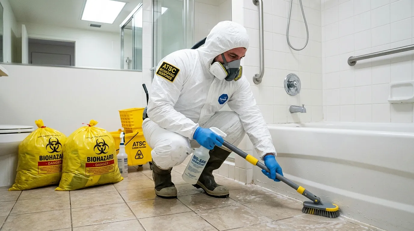 Decontamination equipment deployed for Blood Cleanup in North Aurora